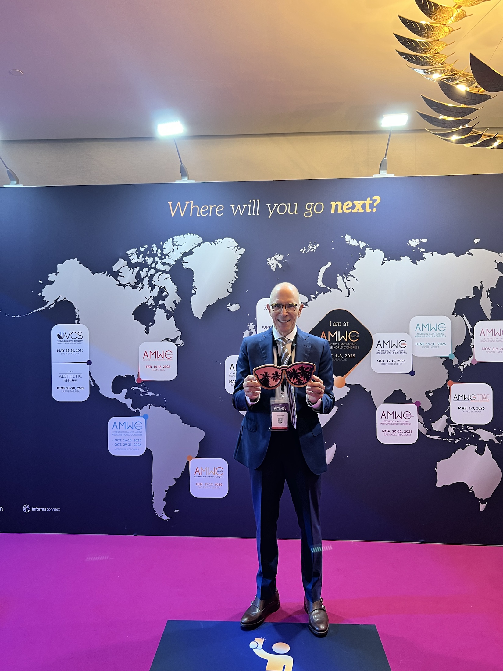 Dr. Tager at an international medical conference